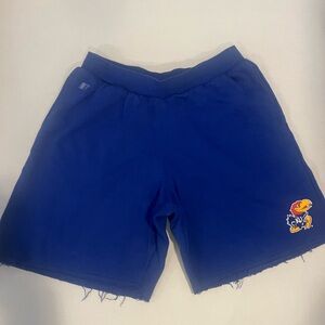 Champion Blue Men's KU Shorts